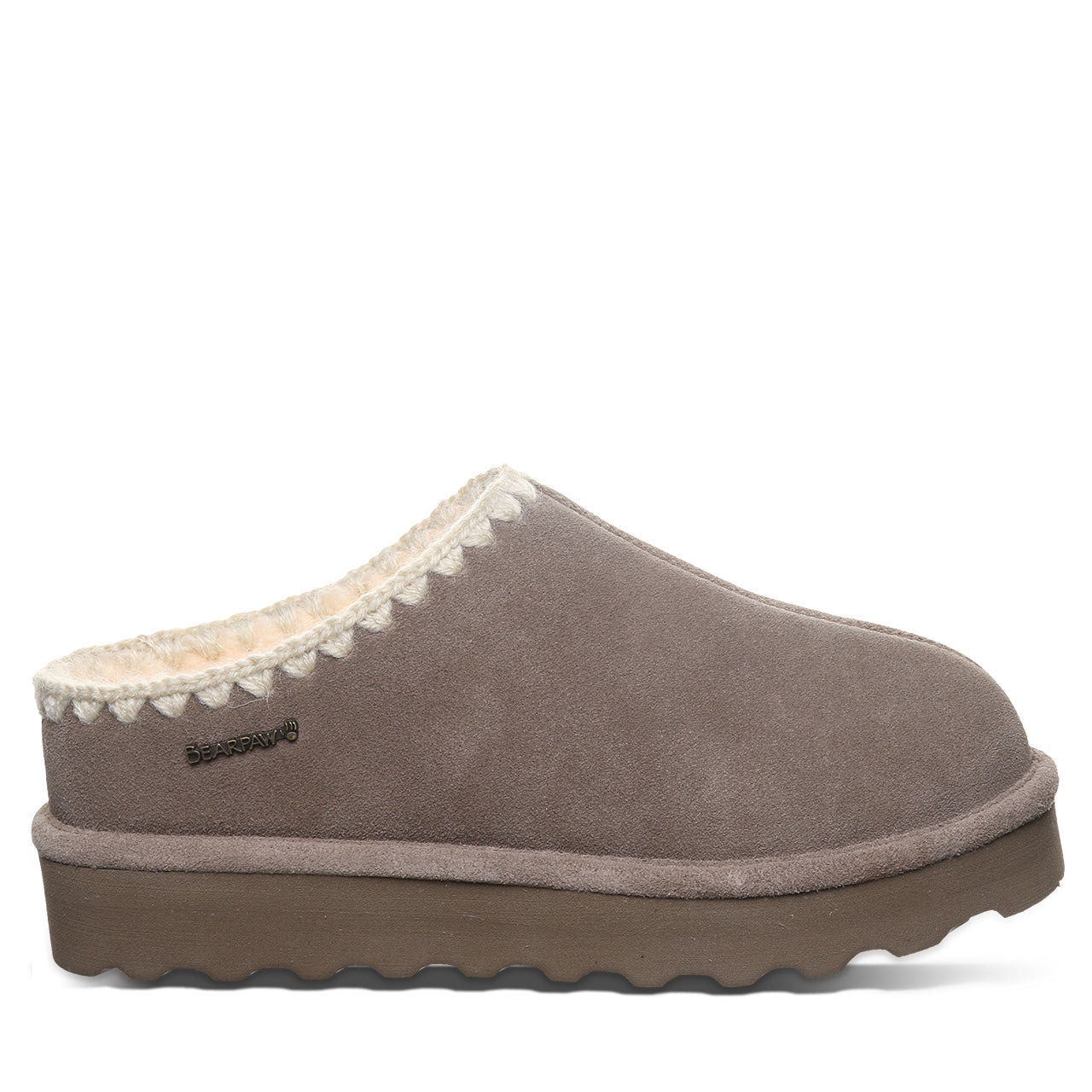 Crochet Martis Morel Platform Slipper With Crochet Trim – BEARPAW