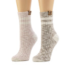 LADIES LOUNGE ANKLET 2PK SIMPLY TAUPE