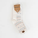 Super Soft Crew Sock 3 pack - Geo Texture