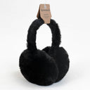 FAUX FUR EARMUFFS BLACK
