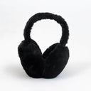FAUX FUR EARMUFFS BLACK