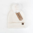 Waffle Hat Beanie Cream