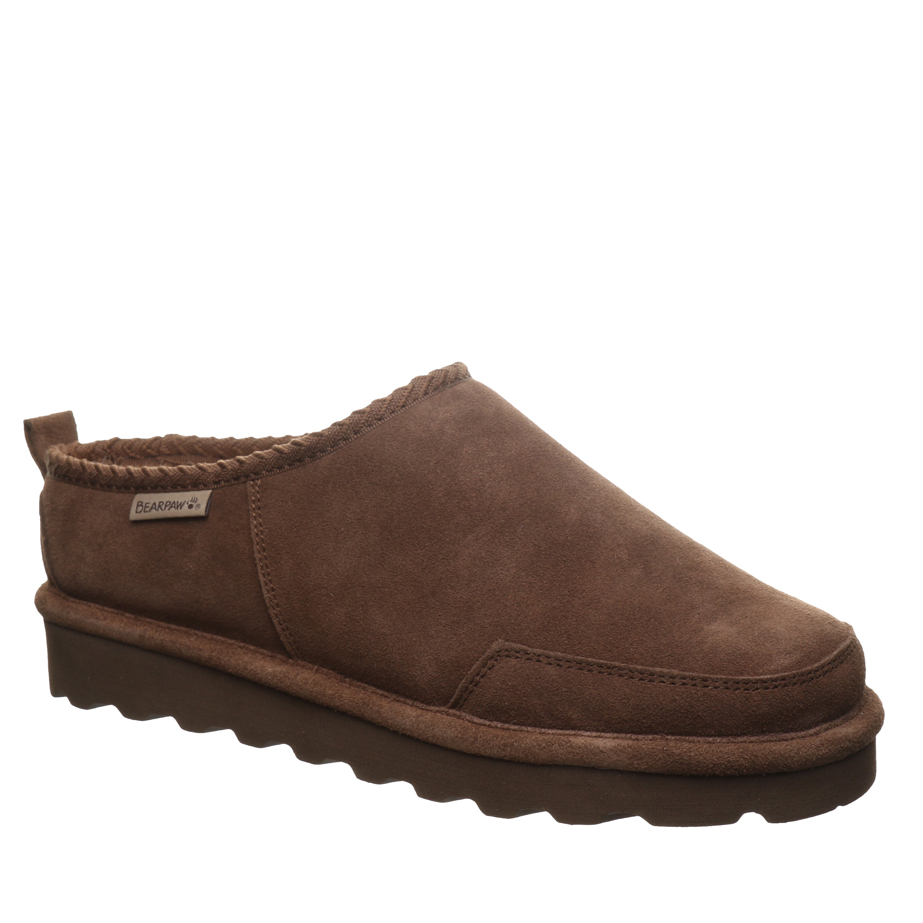 (取寄) ベアパウ メンズ ダミアン Bearpaw men Damian Earth Damian Earth Men's Suede Slipper With Wool Blend Lining – BEARPAW