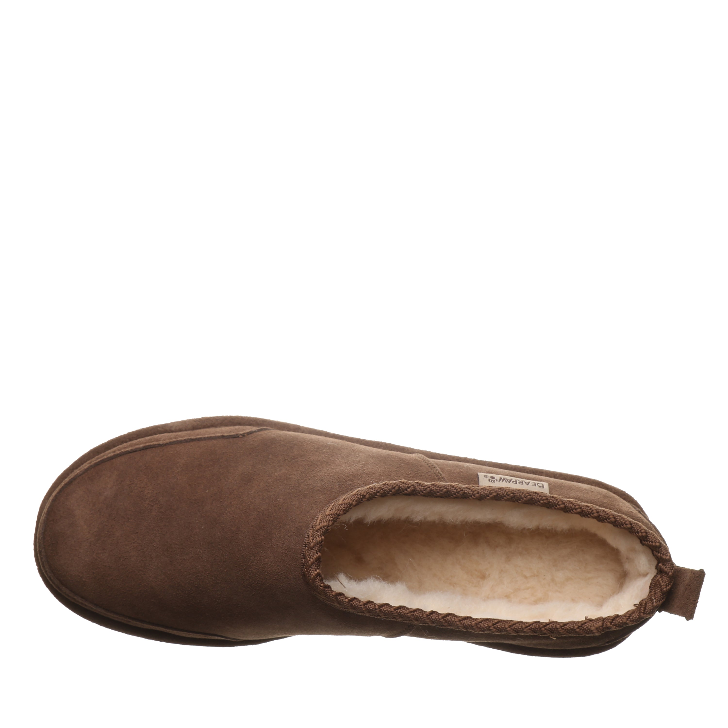 Damian Earth Men's Suede Slipper With Wool Blend Lining – BEARPAW