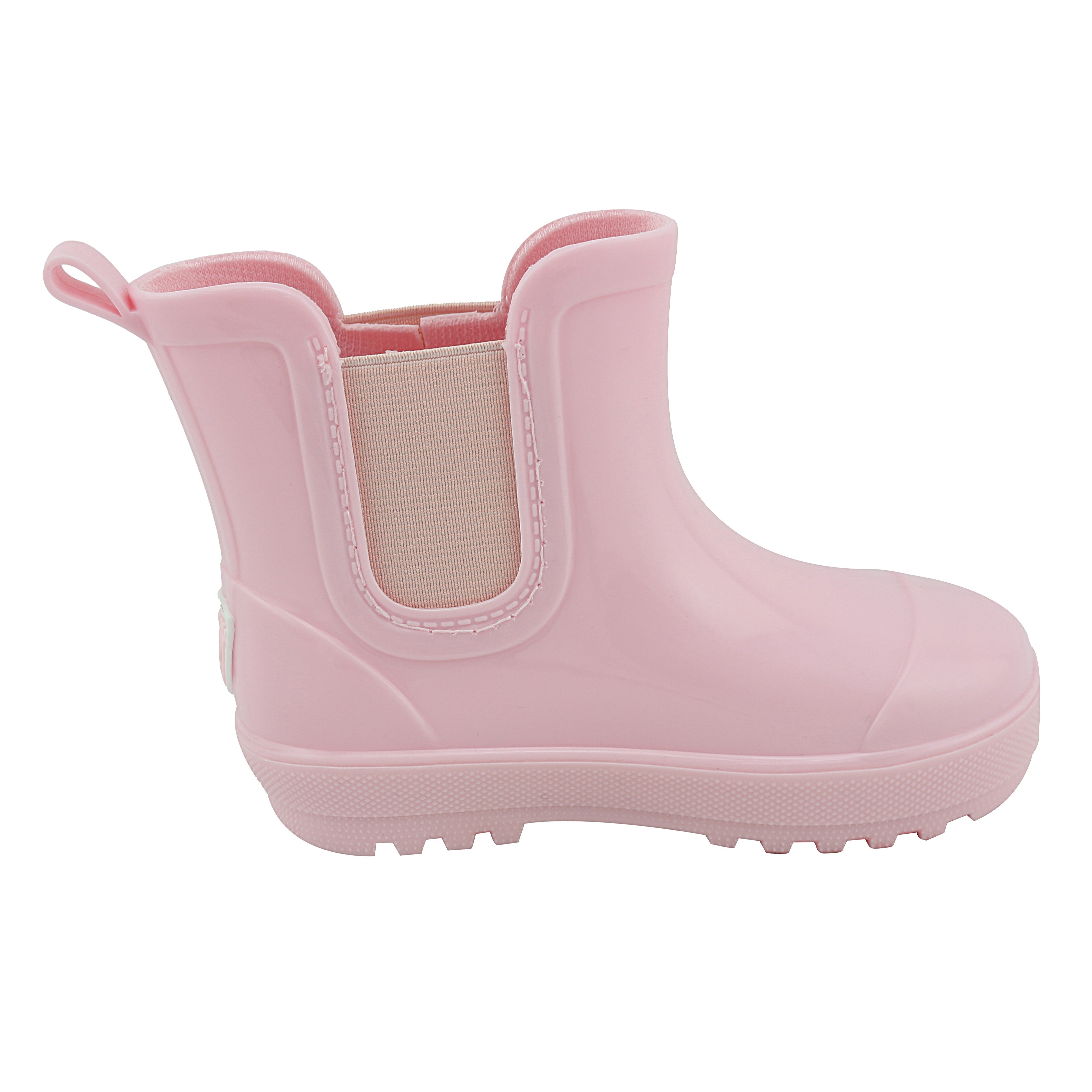 Chelsea Kids Rain Boot Pink Gloss Waterproof – BEARPAW Shoes