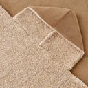 COZY HOODED THROW TAUPE