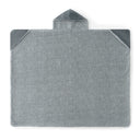 COZY HOODED THROW CHARCOAL
