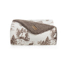 BADGER THROW WOODLAND TOILE
