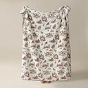 BADGER THROW WOODLAND TOILE