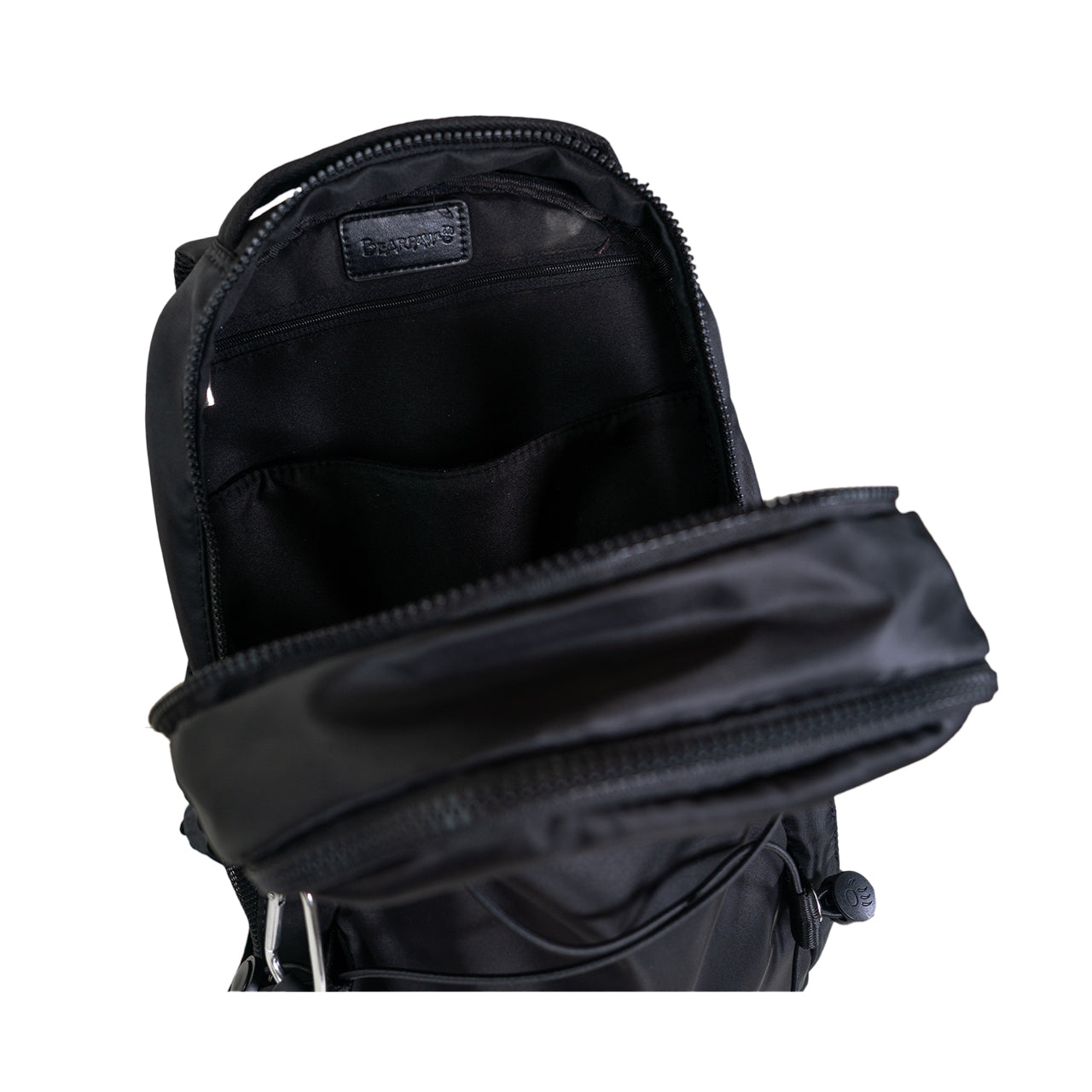 bearpaw mini backpack Bungee Cord Backpack Black