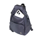 SPORTY CONVERTIBLE BACKPACK/SLING DARK GRAY