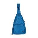 SPORTY CONVERTIBLE BACKPACK/SLING DENIM
