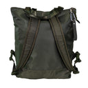 CONVERTIBLE NYLON TOTE / BACKPACK DARK OLIVE