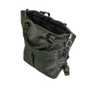 CONVERTIBLE NYLON TOTE / BACKPACK DARK OLIVE