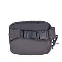 SQUARE DOUBLE ZIP WAIST BAG/SLING DARK GRAY