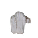 SQUARE DOUBLE ZIP WAIST BAG/SLING IVORY