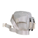 SQUARE DOUBLE ZIP WAIST BAG/SLING IVORY