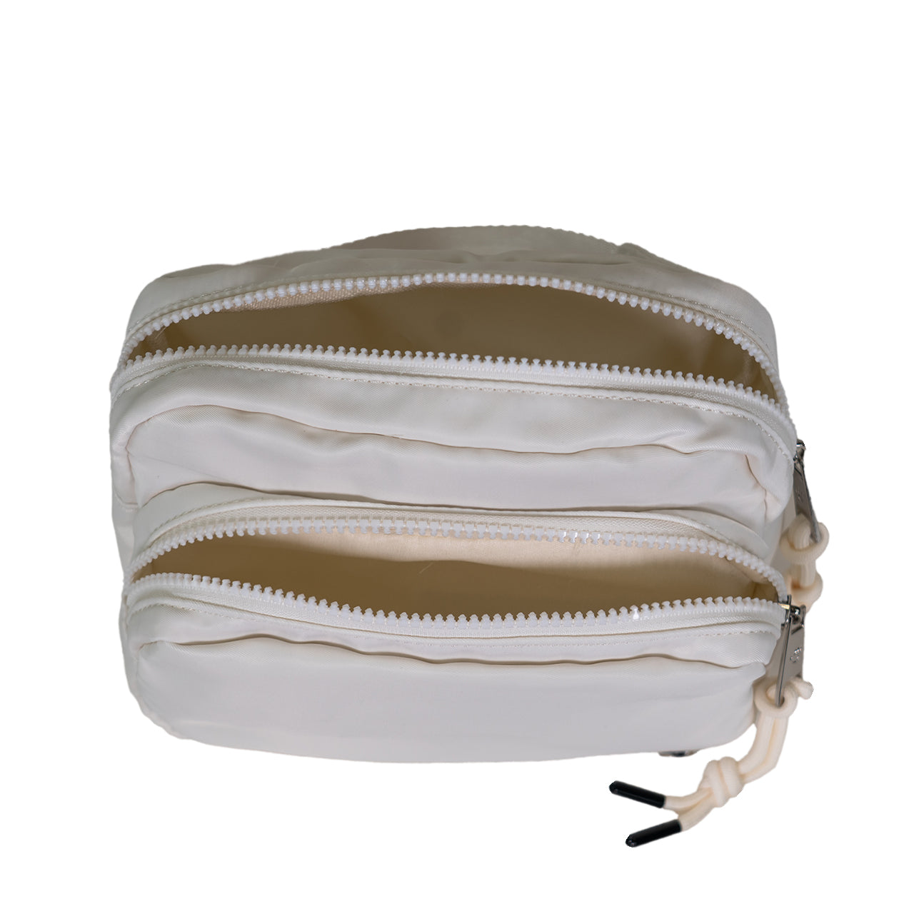 SQUARE DOUBLE ZIP WAIST BAG/SLING IVORY – BEARPAW Shoes